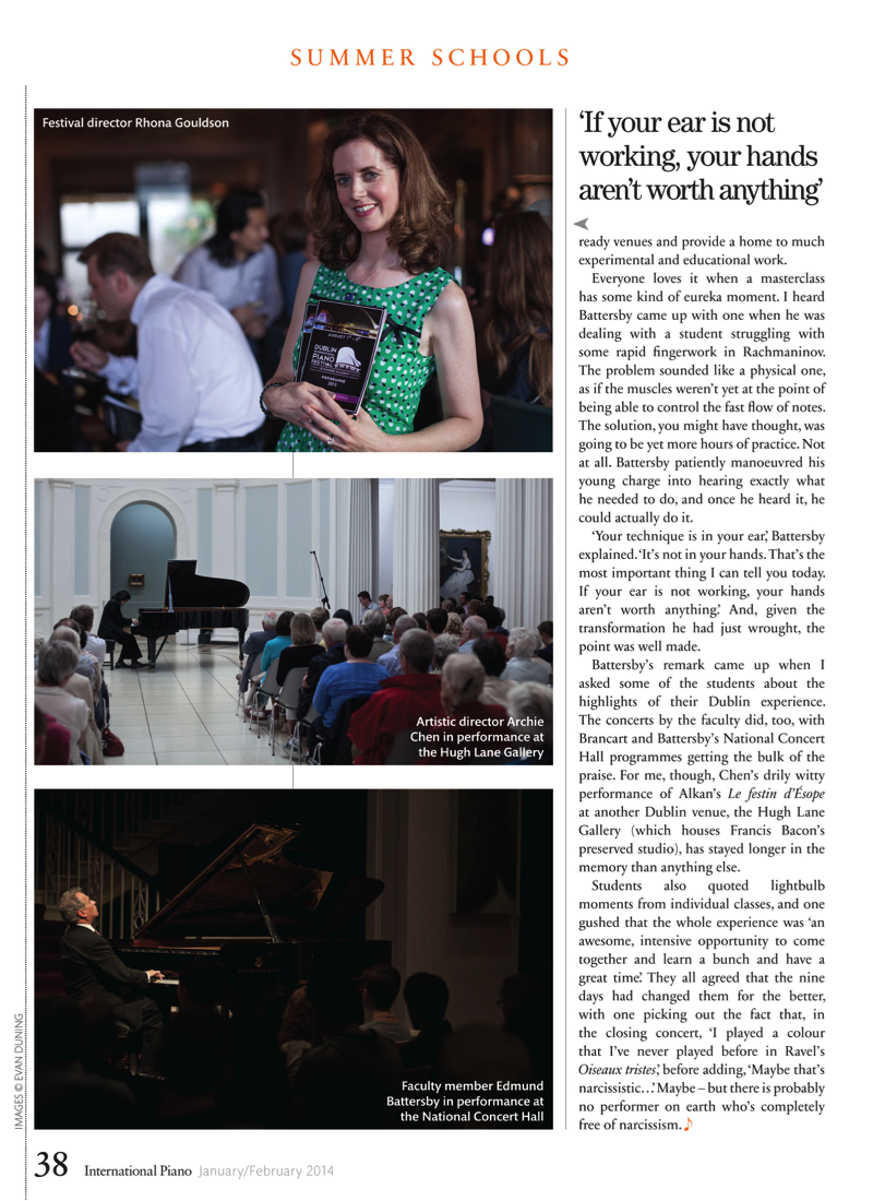 International Piano Magazine Review of DIPF